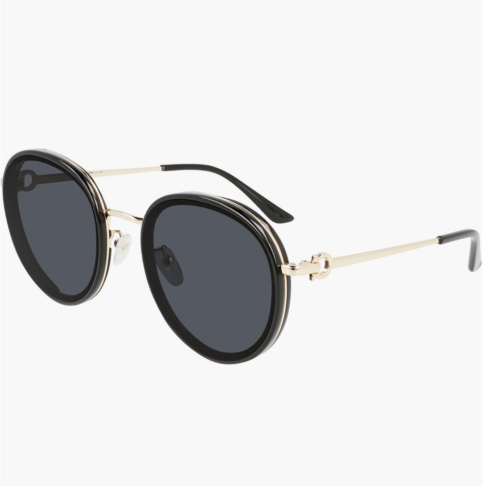 Salvatore Ferragamo 58mm Round Sunglasses